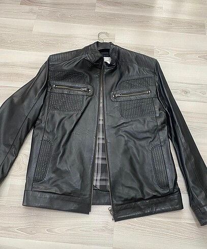 Erkek deri mont. ( SIFIR ) - Görsel 3