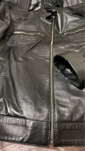 Erkek deri mont. ( SIFIR ) - Görsel 8