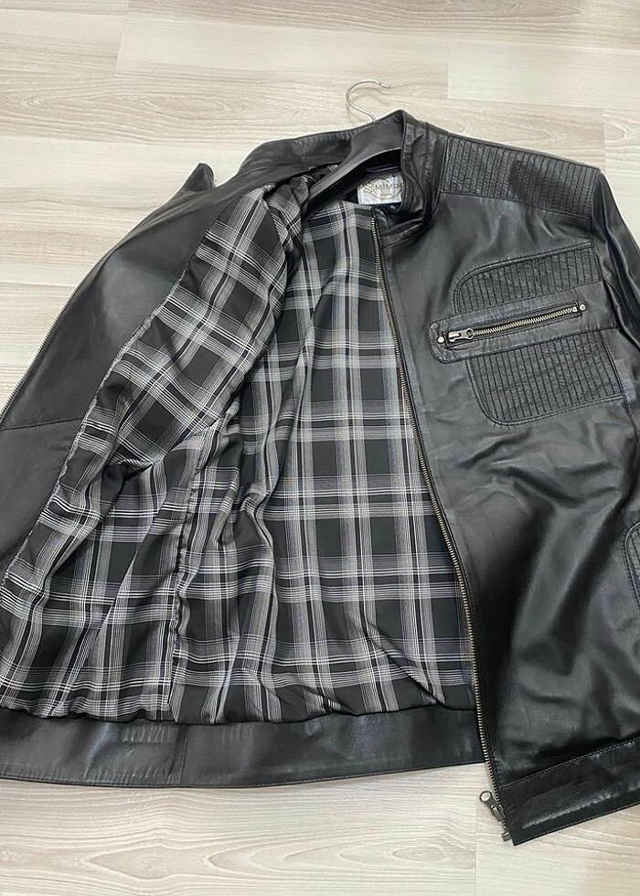 Erkek deri mont. ( SIFIR ) - Görsel 5