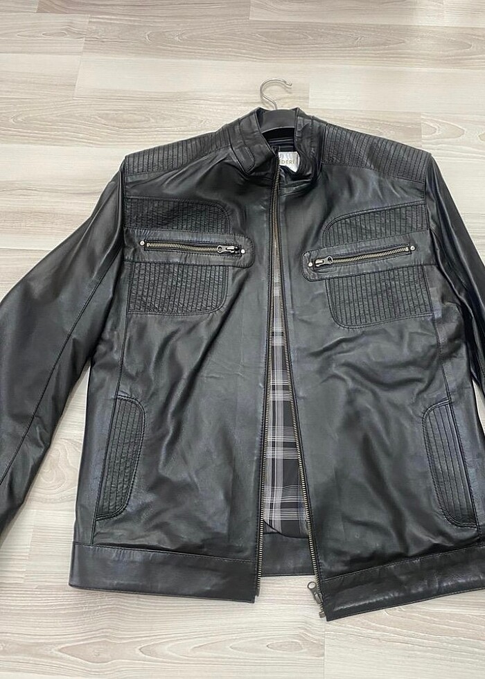 Erkek deri mont. ( SIFIR ) - Görsel 2