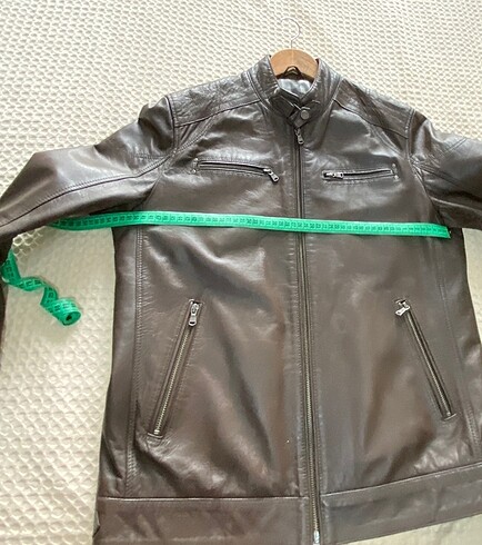 Erkek Deri Mont - Görsel 10
