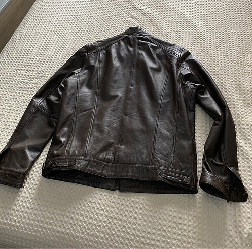 Erkek Deri Mont - Görsel 8