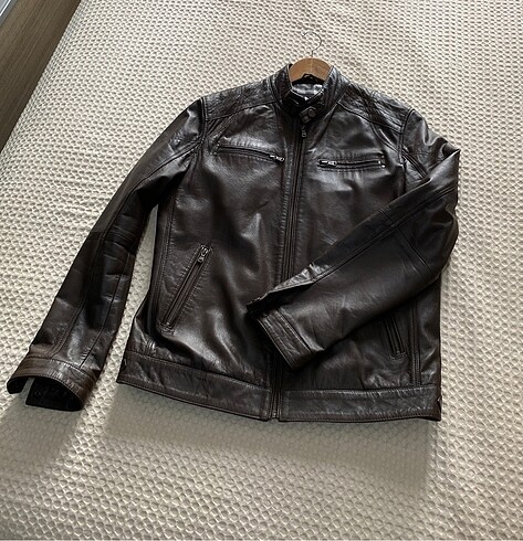 Erkek Deri Mont - Görsel 7