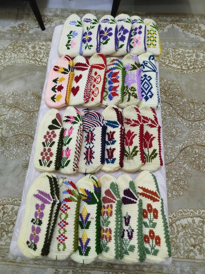 El İşlemeli Geleneksel Örgü Kılıflar - Görsel 4