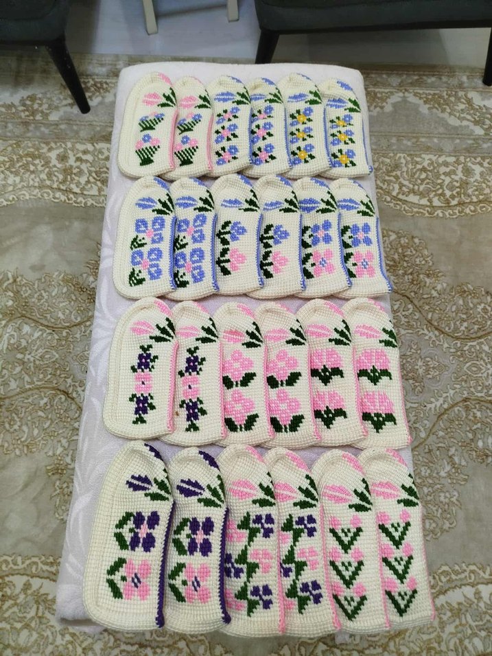 El İşlemeli Geleneksel Örgü Kılıflar - Görsel 5