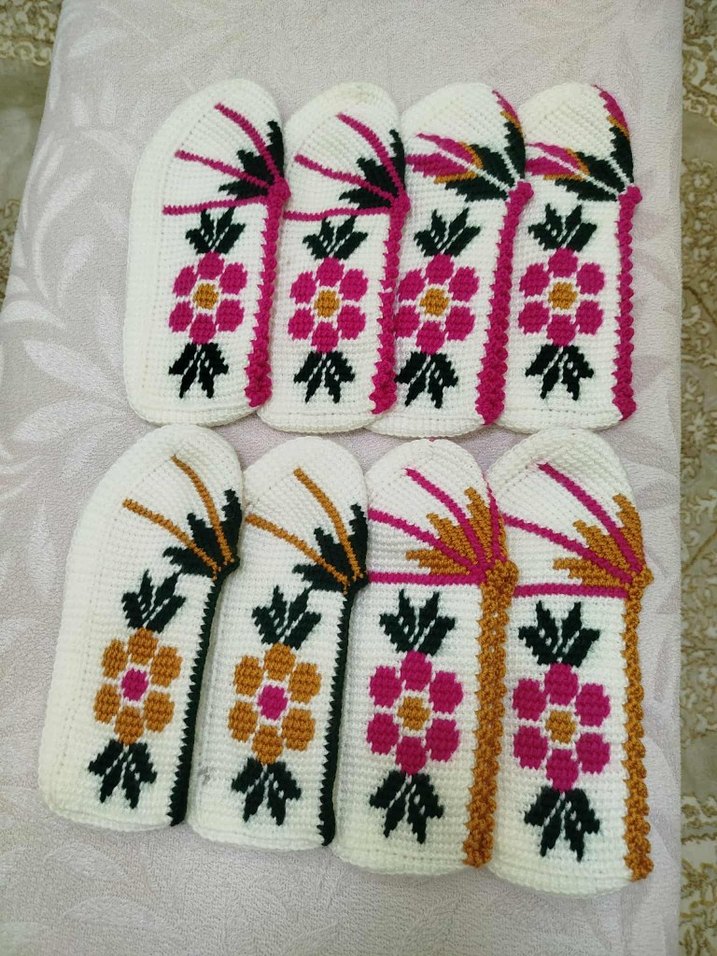 El İşlemeli Geleneksel Örgü Kılıflar - Görsel 2