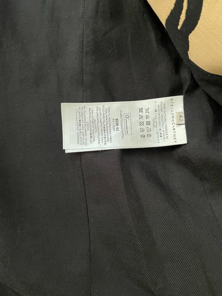 Kahverengi Zebra Desenli Kadın Blazer — görsel 3/7