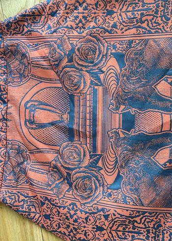 Les benjamins Uzun Kollu Bohem Desenli Kadın Gömlek ve etek - Görsel 6