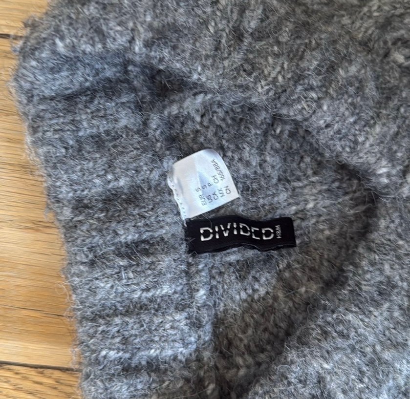 Gri Örgü Kadın Kazak - Görsel 5