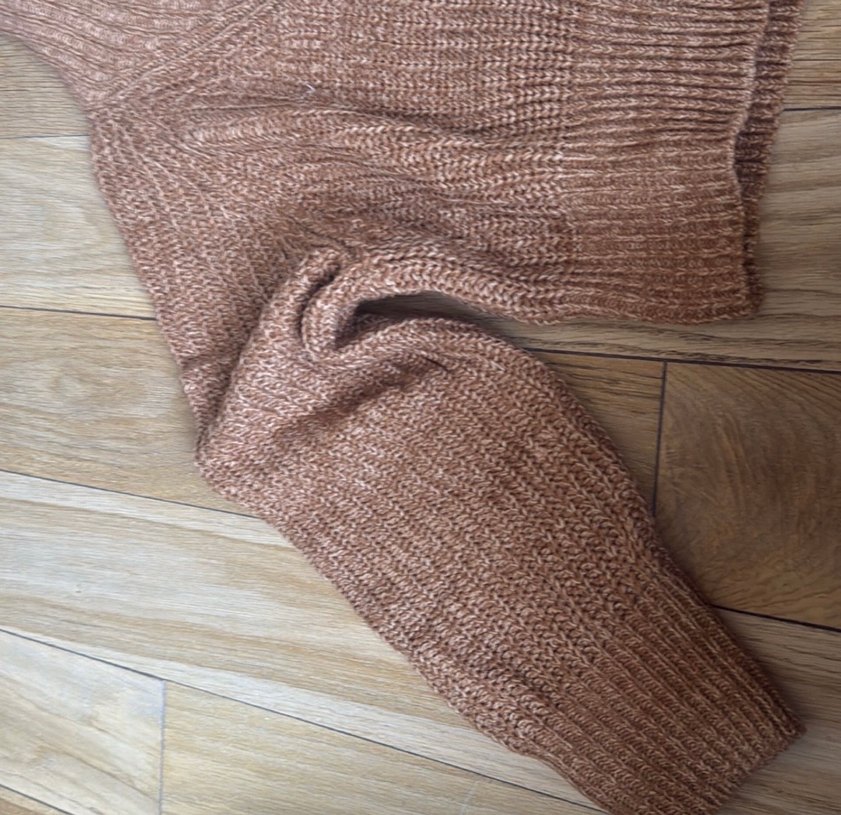 Kahverengi Yaka detaylı Kadın Kazak - Görsel 5