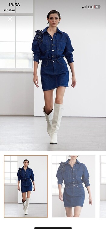 Trendyol & Milla denim elbise