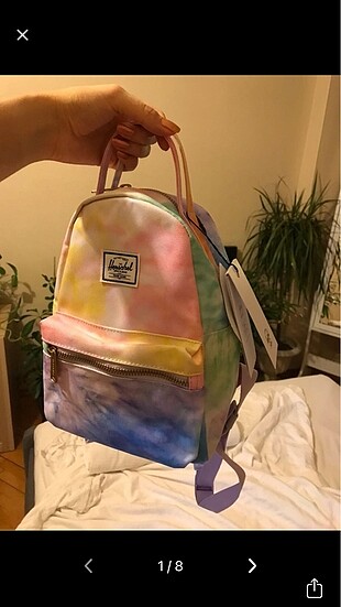 Herschel renkli mini sırt çantası