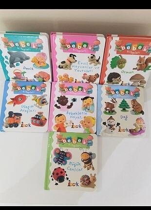 Kalın kartondan eğitici bebek kitapları