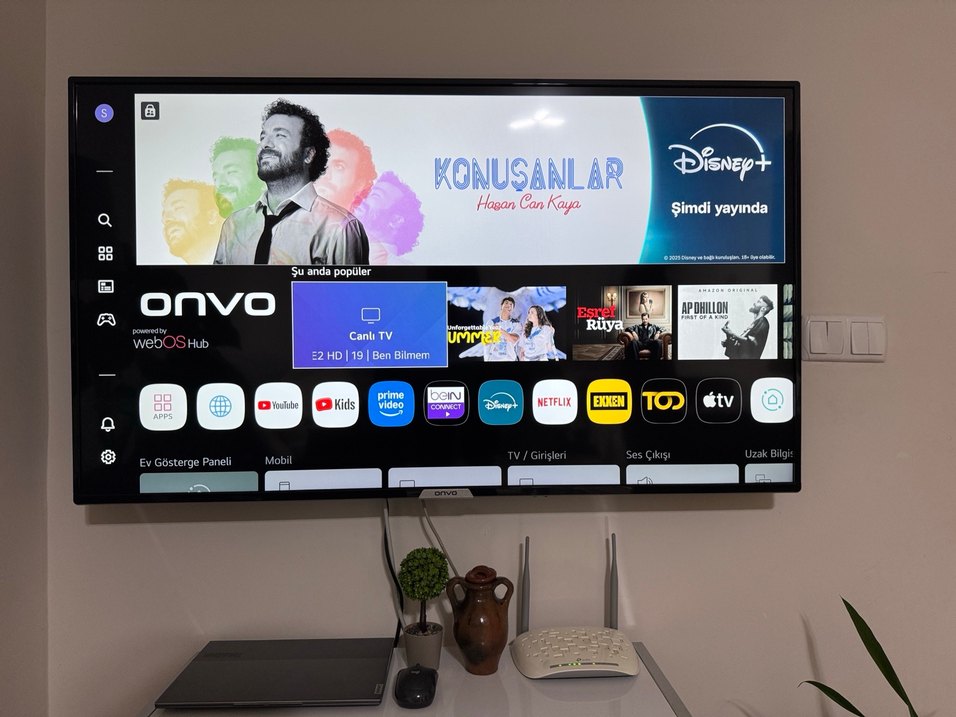 Onvo 50" 127 Ekran 4K UHD webOS Smart TV (Sihirli Kumandalı) - Görsel 3