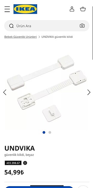 IKEA UNDVIKA GÜVENLİK KİLİDİ