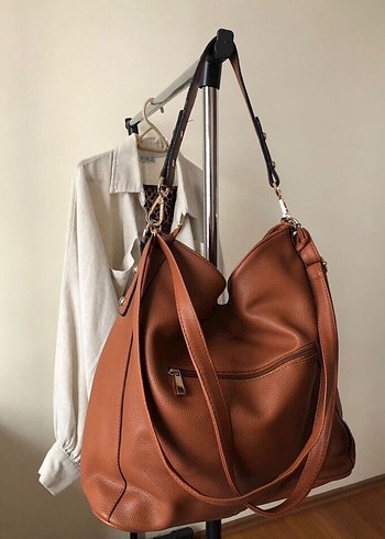 Zara Deri çanta vintage kore tarzı