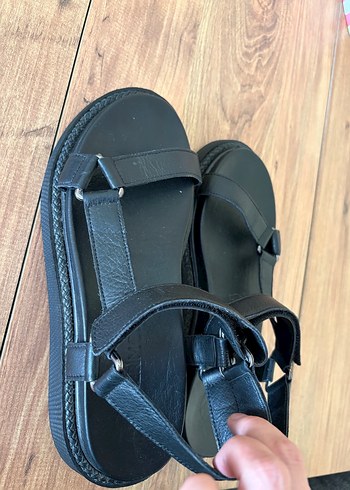 Orjinal deri sandalet - Görsel 8