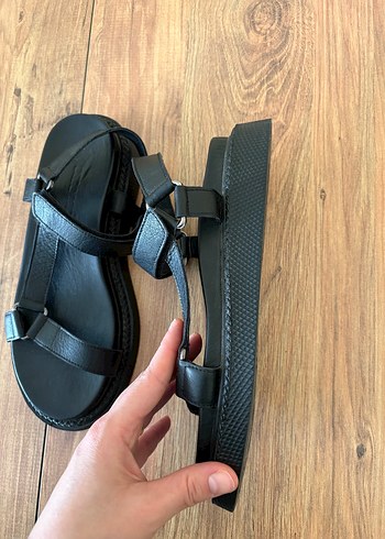 Orjinal deri sandalet - Görsel 5