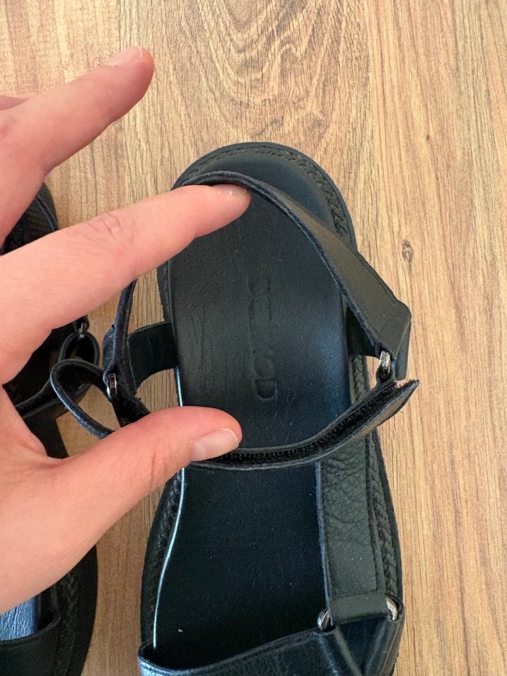 Orjinal deri sandalet - Görsel 4