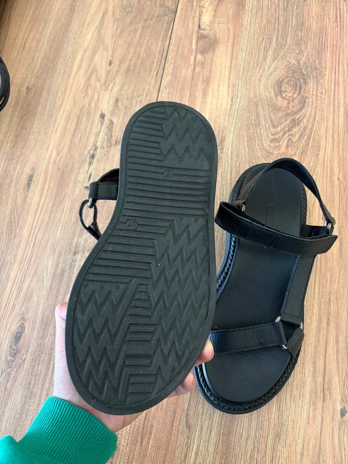 Orjinal deri sandalet - Görsel 3