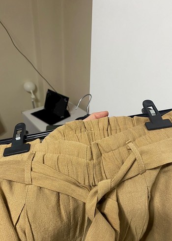 Keten yazlık pantolon - Görsel 5