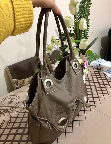 Zara y2k faircore deri çanta