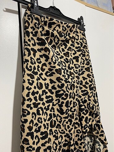 m Beden Midi leopar etek