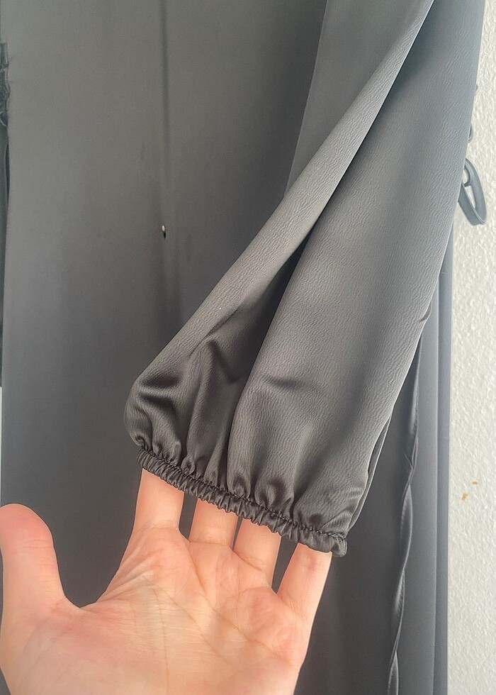 Saten elbise - Görsel 4