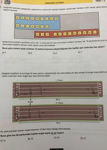 8. Sınıf Lgs matematik soru bankası