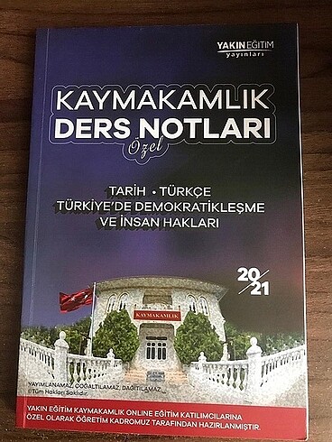 Kaymakamlık ders notları