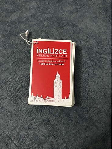 İngilizce kelime kartları