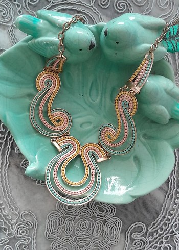 retro şık kolyem. - Görsel 4