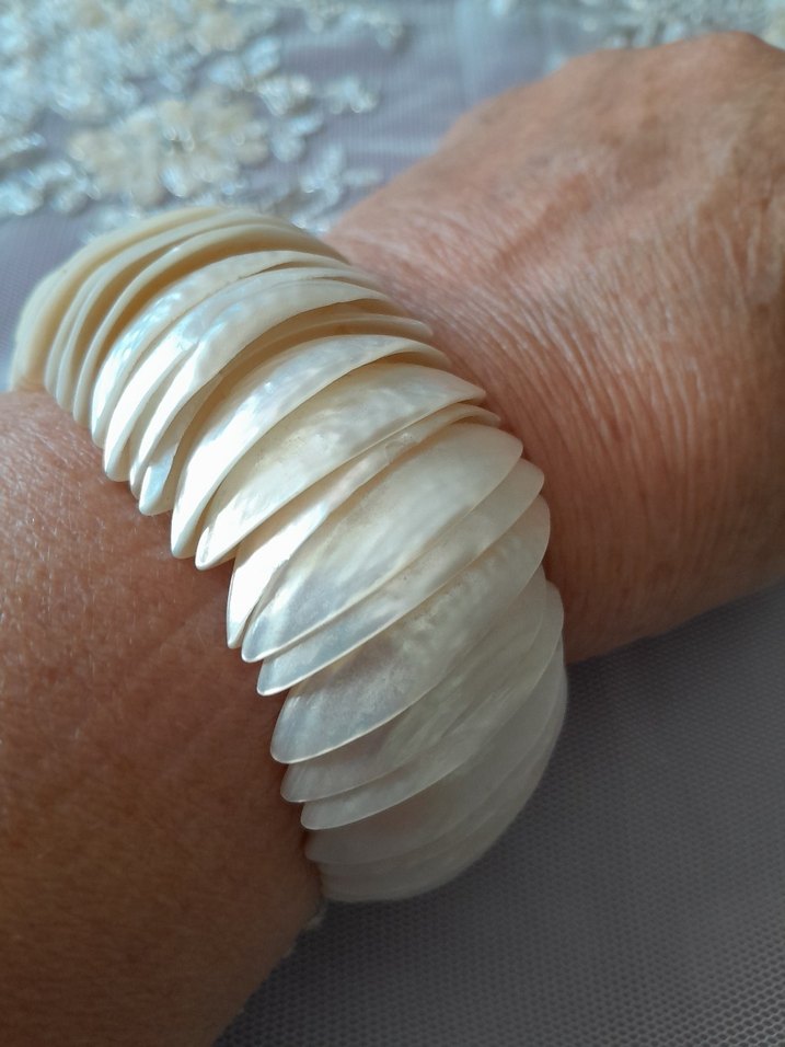 hakiki sedef Bileklik ve yüzük - Görsel 3