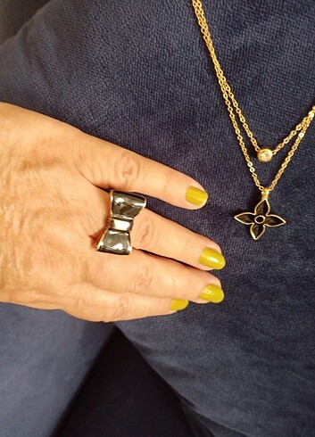 Siyah taşlı set  - Görsel 3