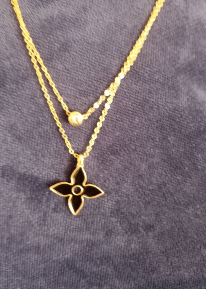 Siyah taşlı set  - Görsel 4