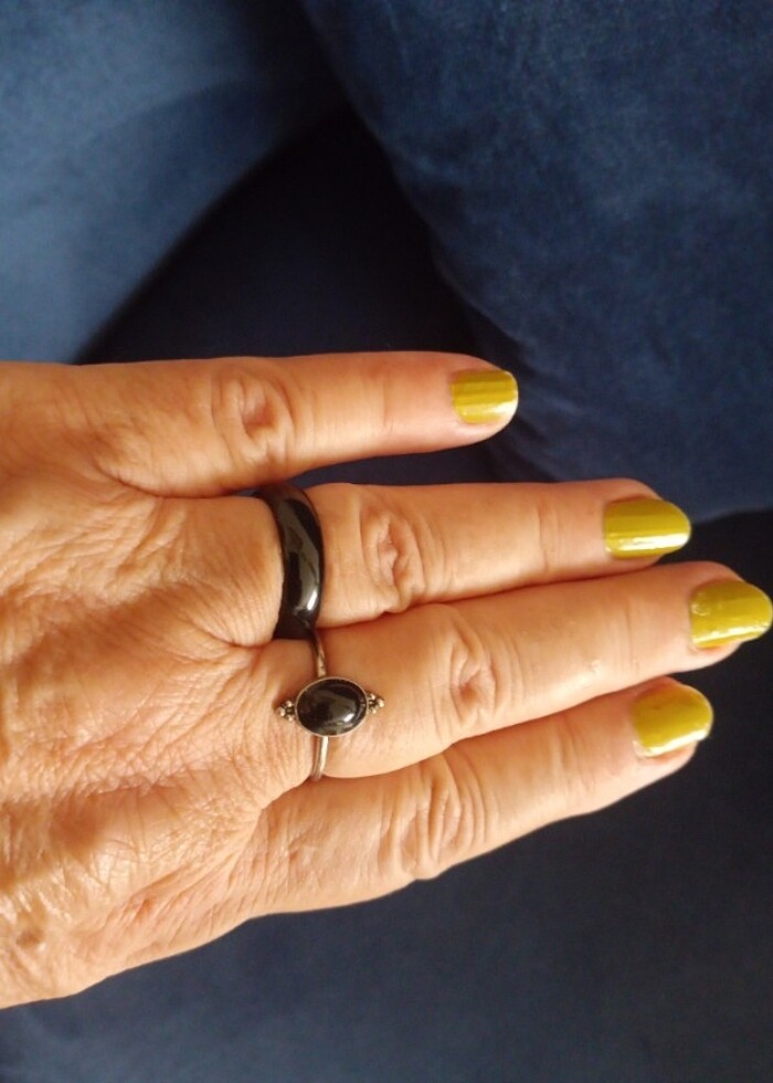 Siyah taşlı set  - Görsel 5