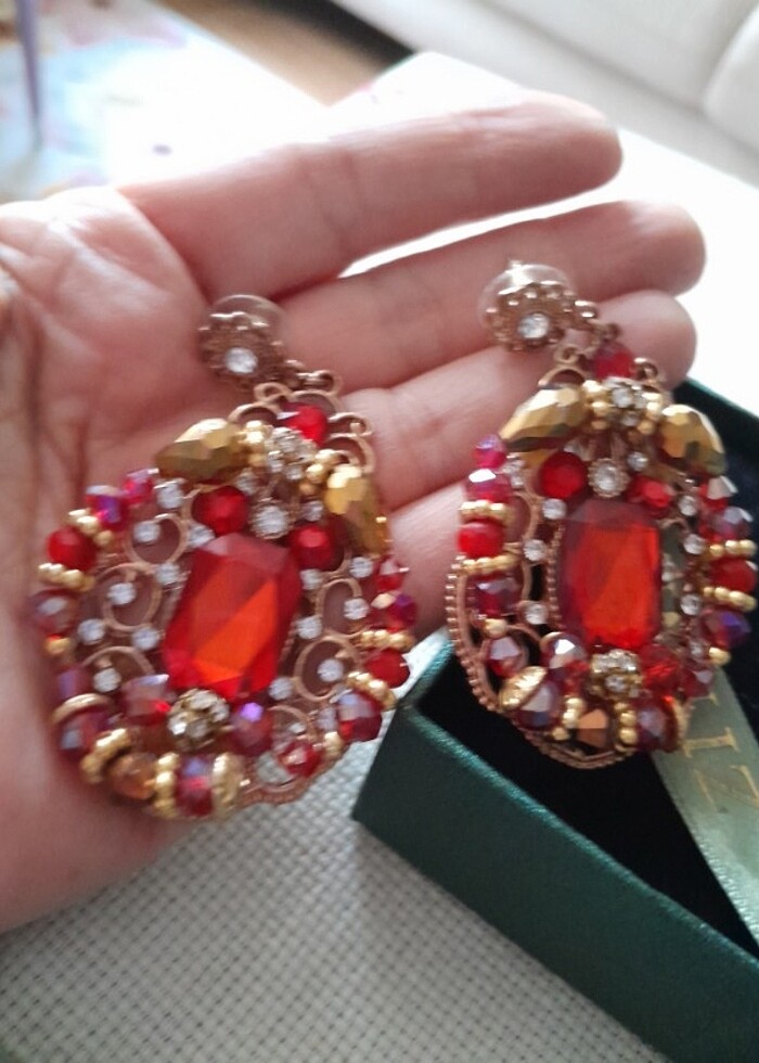 Kristal küpe - Görsel 2