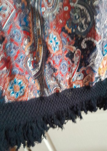 Bohem Çok Renkli Uzun Hamile Tunik - Görsel 6