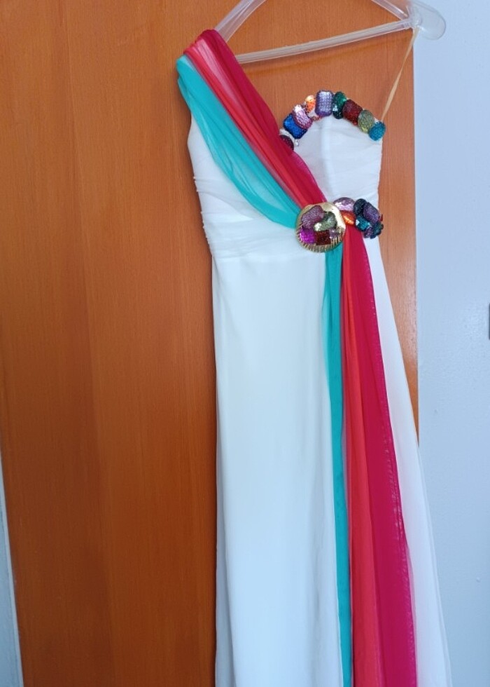 Bayan abiye elbise  - Görsel 3