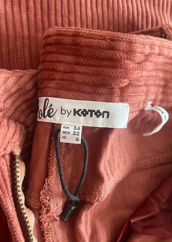 Koton keten pantolon bohem tarzı - Ana görsel