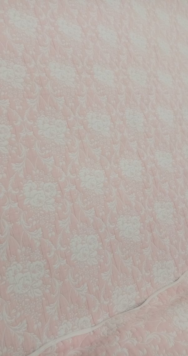 Pastel Pembe Düz Yatak Örtüsü - Görsel 4