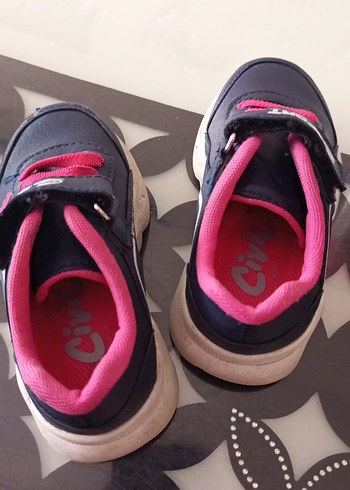 Kız Çocuk Pembe Renkli Spor Ayakkabı - Görsel 4