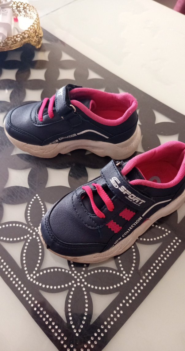 Kız Çocuk Pembe Renkli Spor Ayakkabı - Görsel 2