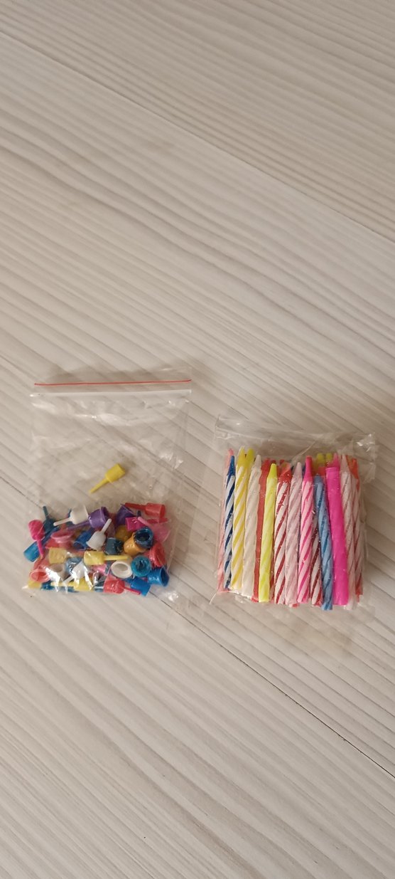 Renkli Doğum Günü Mumları ve Tutucuları - Görsel 2