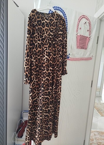 Diğer Leoparli elbise 