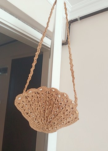 midye hasır Bohem Çanta