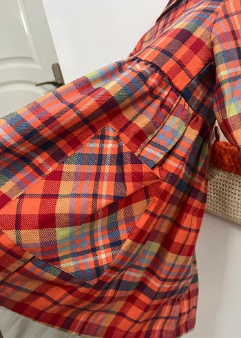 LCW Renkli Ekose Desenli Kız elbise - Görsel 3