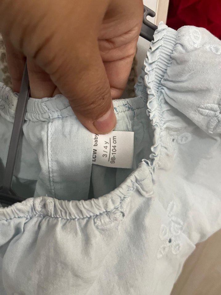 Kız Çocuk Fistolu Pamuk Elbise - Görsel 3