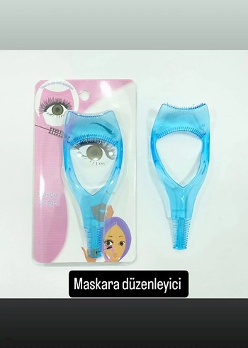 Pastel Mavi Maskara Düzenleyici