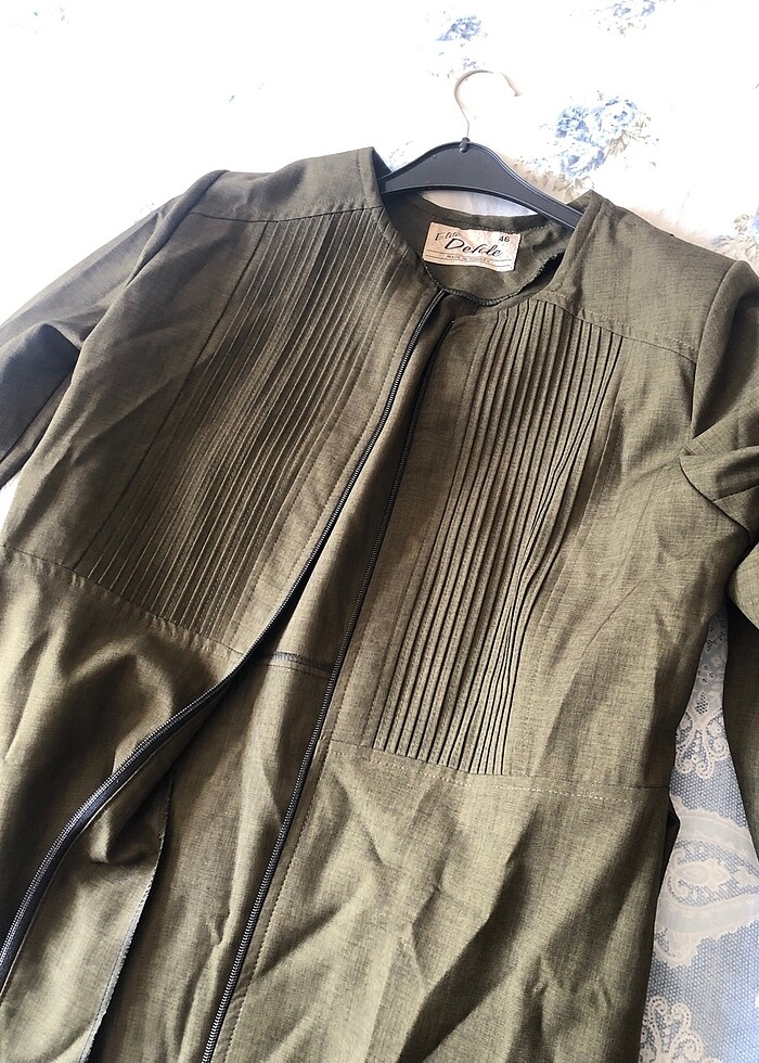 Kadın pardösü tunik - Görsel 2